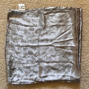Wyoming Traders Silver Satin Wild Rag